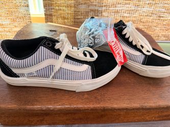 Title: VANS BMX Old Skool Federal Pinstripe Shoes | Mens Sz 3.5 / Womens 5