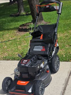 ECHO 21 in. 190 CC Briggs and Stratton Gas 3-in-1 Dual Blade RWD Self- Propelled Lawn Mower with Single Lever Deck Adjustment