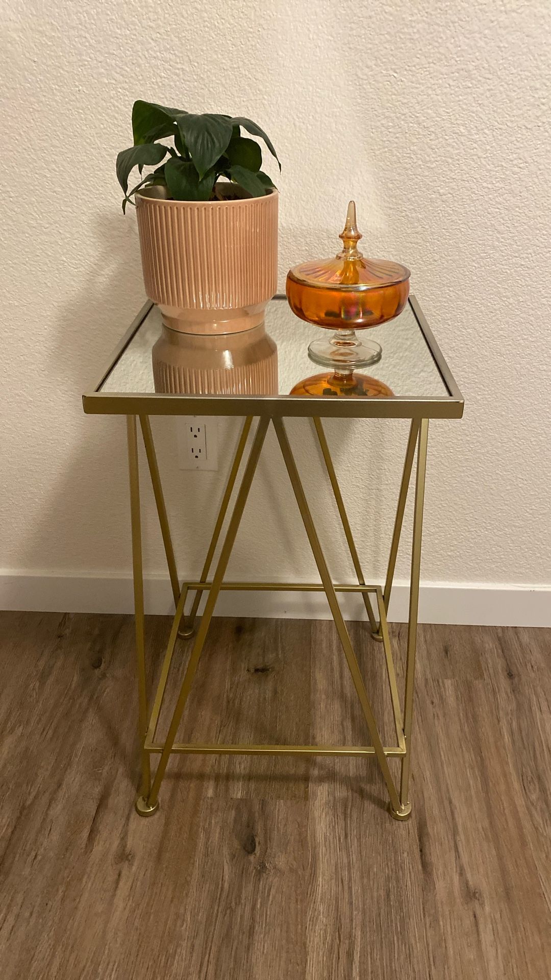 Mirror Side Table