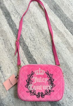 Juicy couture pink crossbody bag purse