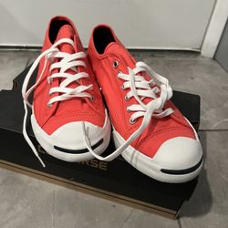 Converse Orange Red Size 8.5