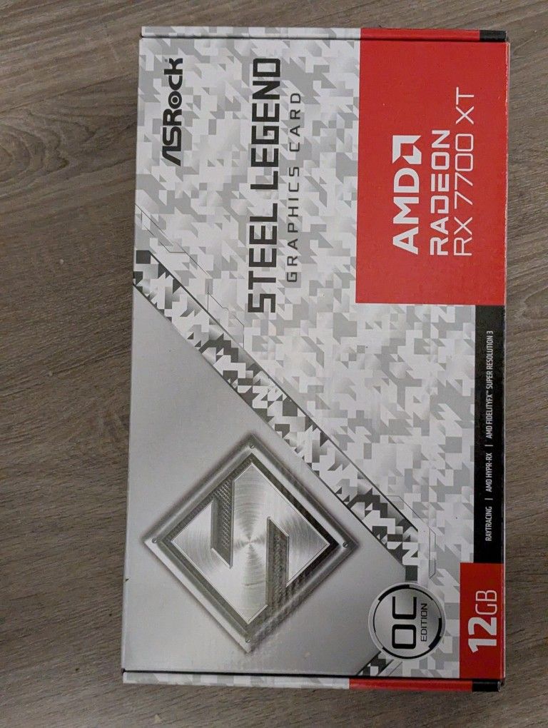 ASRock Steel legend AMD Radeon RX 7700 XT 12GB OC