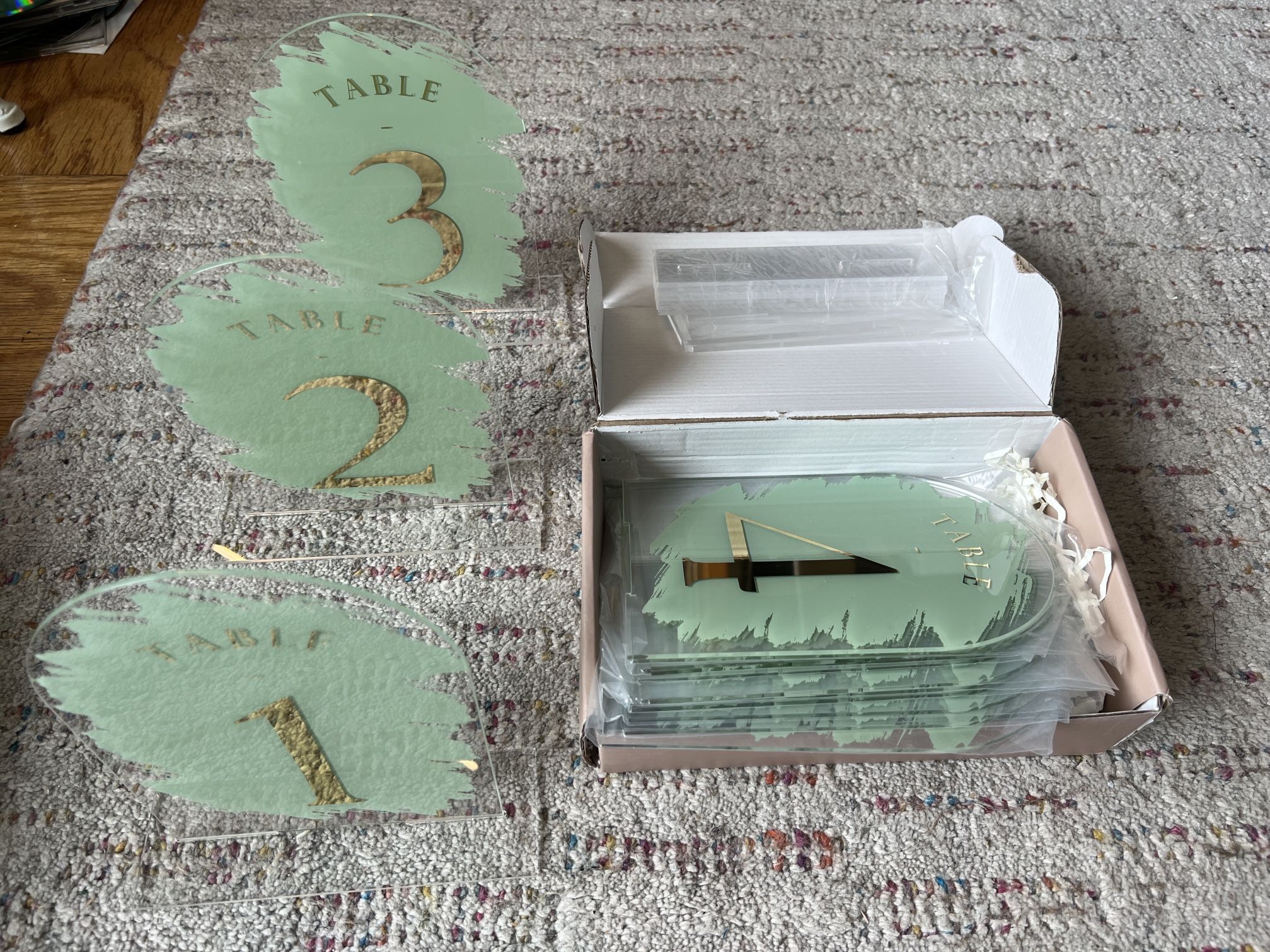 15 Event Table Signs