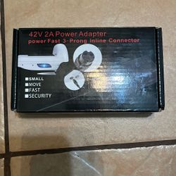 42V 2A Power Adapter Power Fast 3 Prong Connector