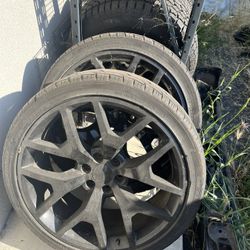 Three Snowflake Rims 24s