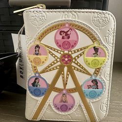 Loungefly Disney Princess Ferris Wheel Small Zip Wallet