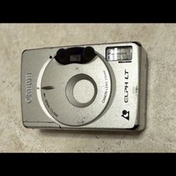 Canon ELPH 2 Point & Shoot 35 mm film Camera Tested & Working Needs Battery