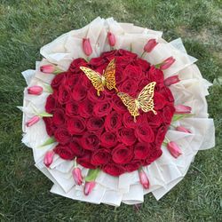 Ramo Buchon Roses Flower Bouquet 