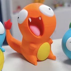 Charmander Statue Pokémon 3D Printed