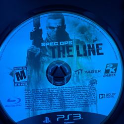 Spec ops the line PS3 Game