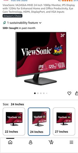 ViewSonic VA2456A-MHD 24 Inch 1080p Monitor