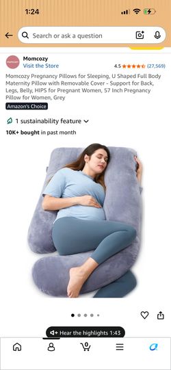 Momcozy pregnancy pillow