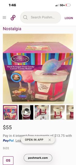 Nostalgia Cotton Candy Maker