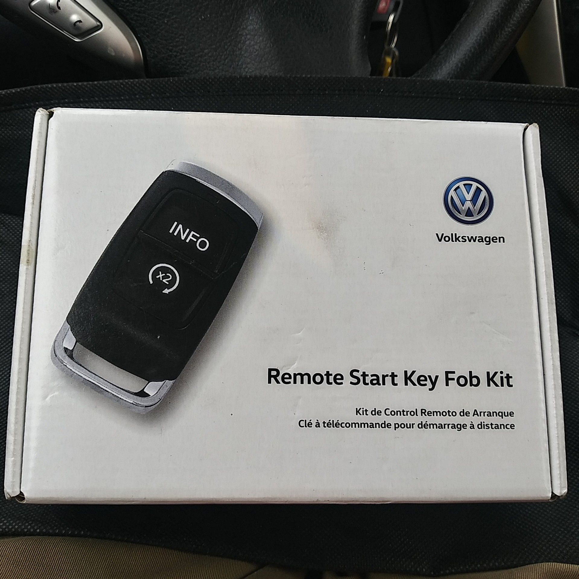 Volkswagen/Audi Remote Start Key Fob Kit with max-range extension