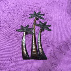 Metal Palm Tree Wall  Handmade Art Decoration , $55
