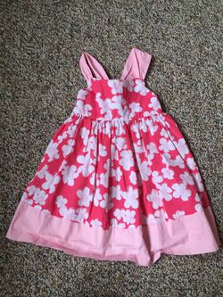 Baby girl Gymboree dress summer spring pink 6 to 12 months