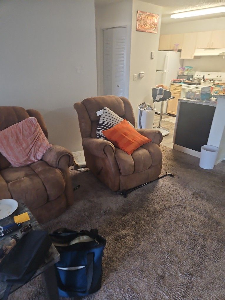 Reclining Chair and Sofa