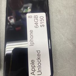 Apple iPhone 8 Unlocked 64 Gb Working With All Carrier And Overseas 