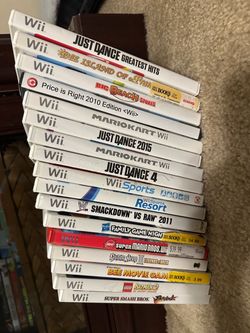 Nintendo Wii Console with controller – 18 Games