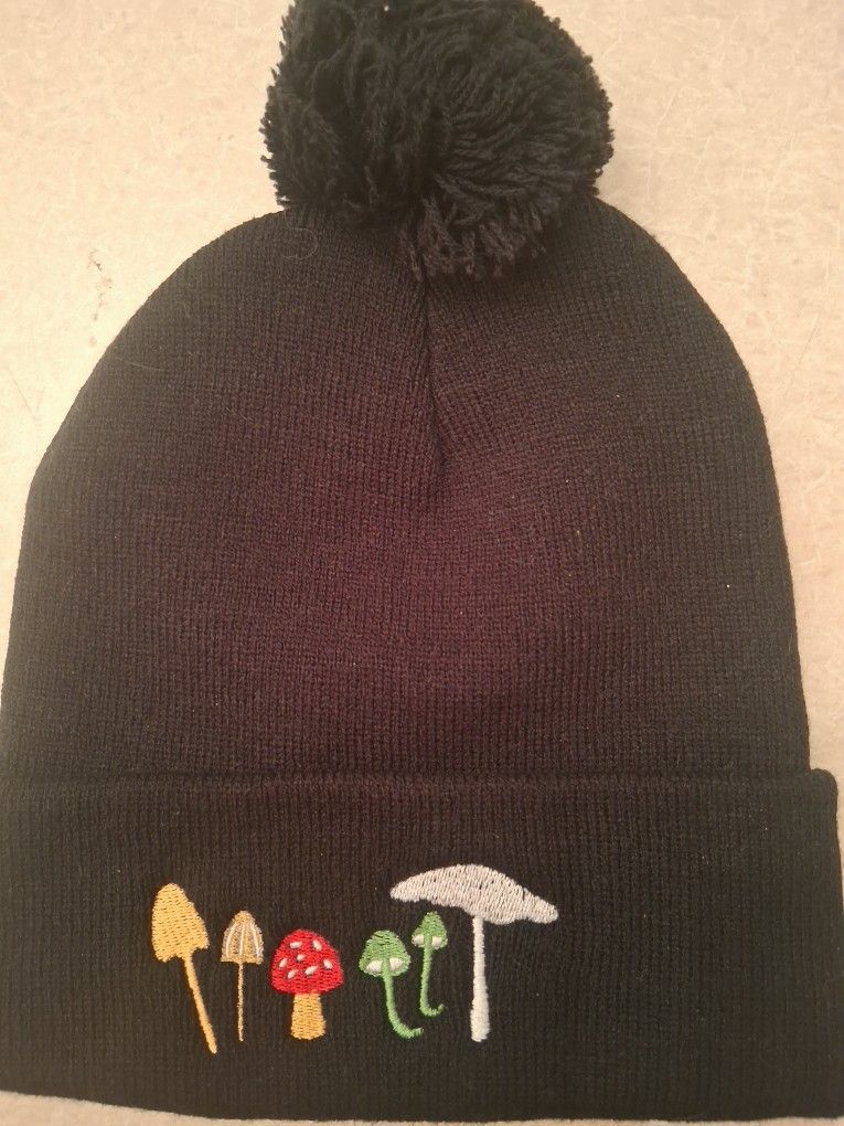 Mushroom Beenie Hate $8