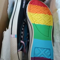 Custom Trans Rights Converse 