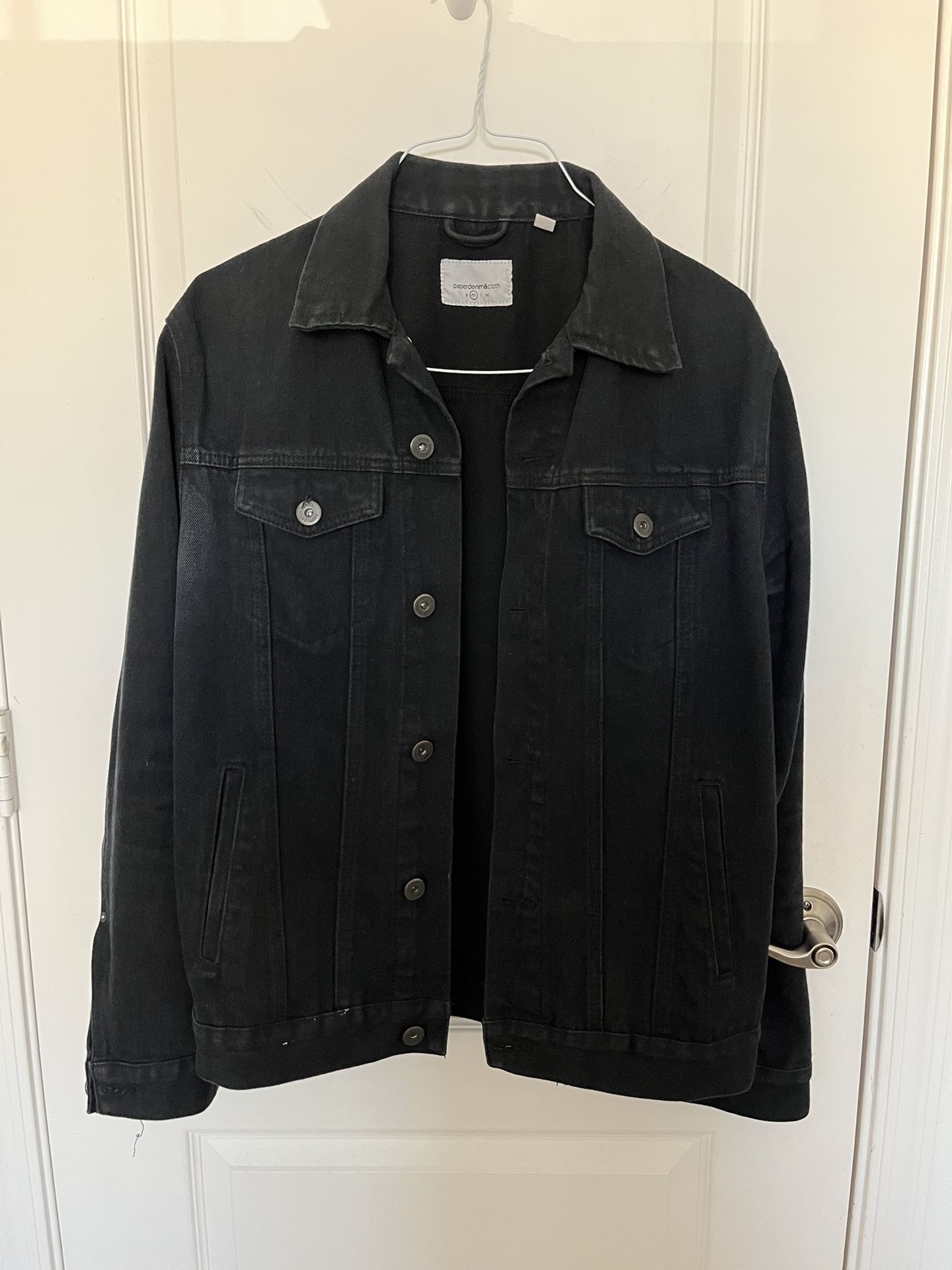 Men’s Black Jeans Denim Jacket(READ DESCRIPTION)