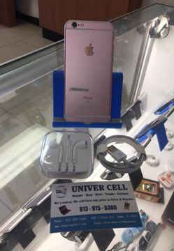 iPhone 6s unlocked clean with warranty and accessories