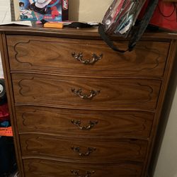 Brown Antique Dresser 