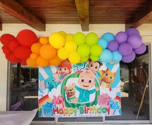 Cocomelon Birthday Backdrop