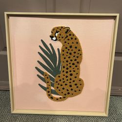 Cheetah Wall Art Picture Frame 