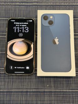Unlocked iPhone 13 128 GB in Blue (T-Mobile, AT&T, etc)