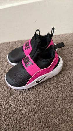 Nikes hot pink black white used once