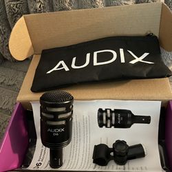 AUDIX D6 MICROPHONE 🎙️ OPEN BOX 