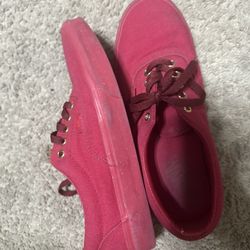 All Red Vans Classics Size 9.5 In Men’s