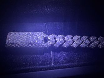 10mm Iced Out Moissanite Cuban Link Bracelet