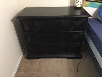 Black dresser