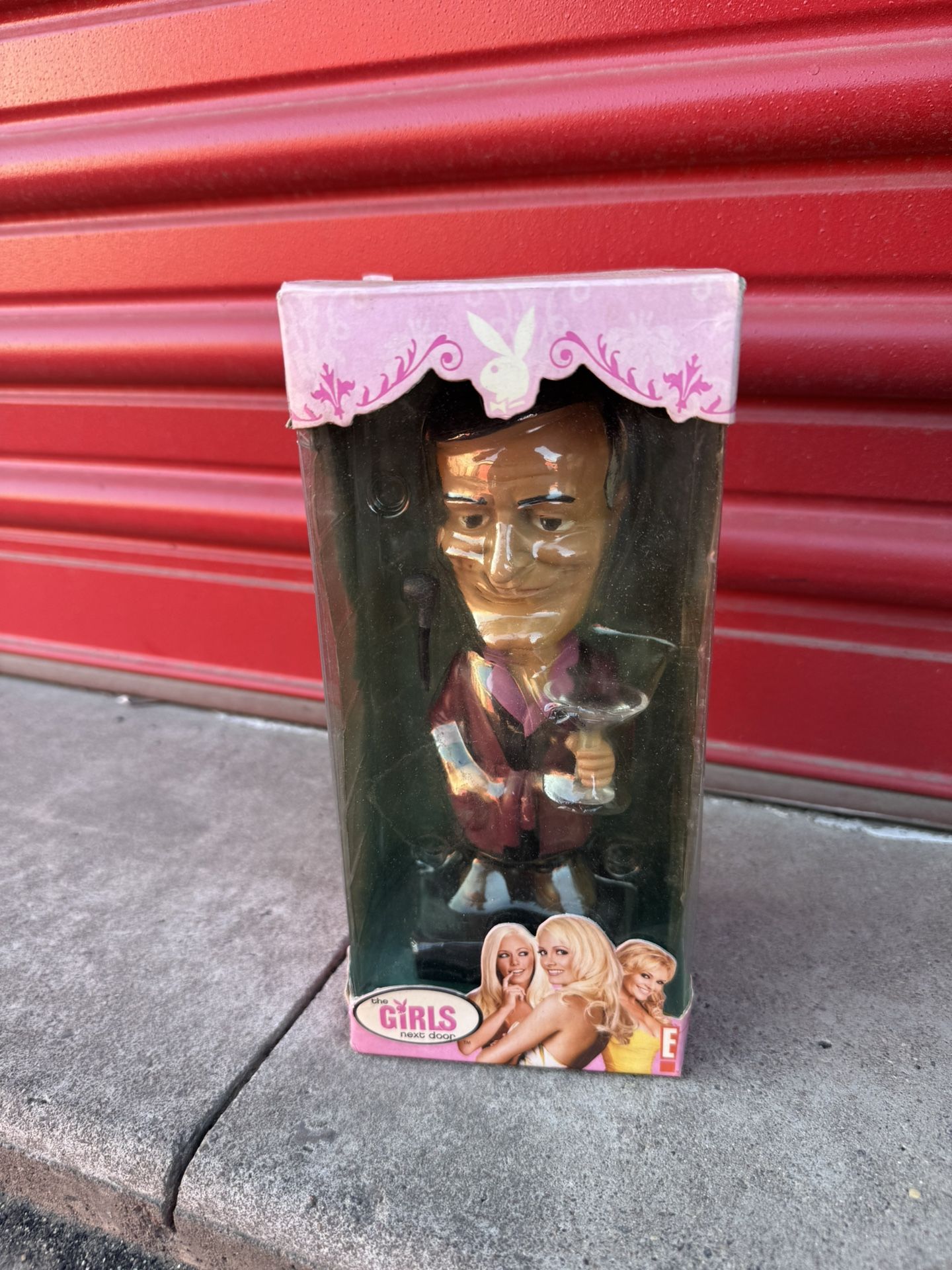 Playboy The Girls Next Door Hugh Hefner Bobblehead Bobble Figure 2006 NIB RARE!