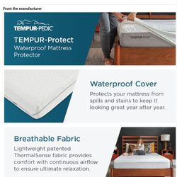 Tempur-pedic Queen Cooling Mattress Protector Mattress Covers 