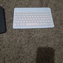 Pink Rechargeable Wireless Key Board.