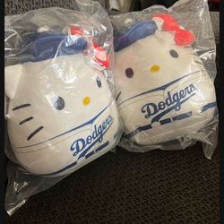 Hello Kitty Dodgers Plushy