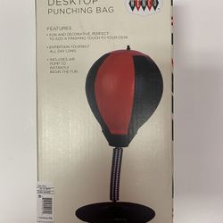 Freestanding Desktop or Tabletop Punching Bag Fun Office Stress-Relief