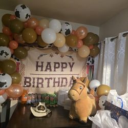 Western Birthday Banner ONLY 