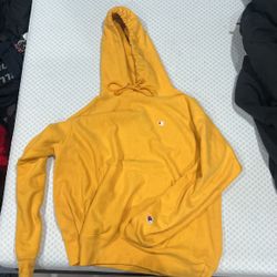 Yellow Champion Hoodie