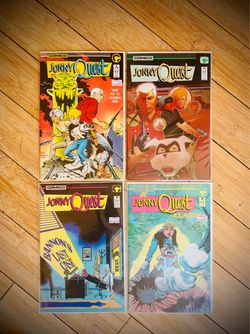 COMICO — “JONNY QUEST” Comic Books (4 Issue Lot)