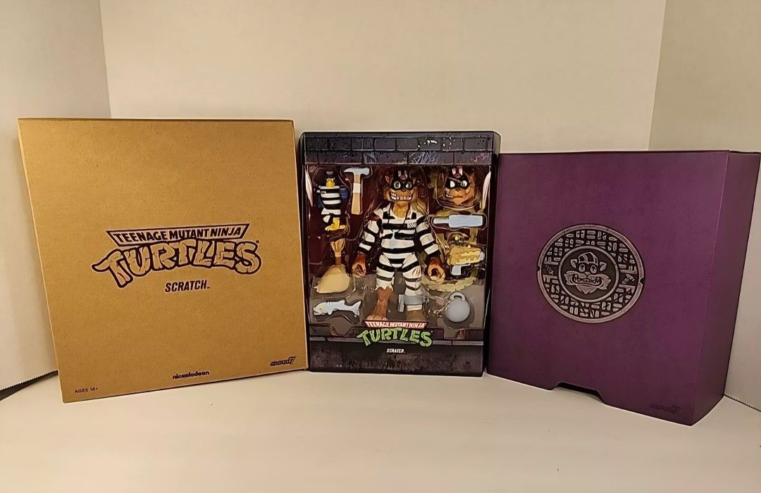 Super 7 TMNT Ultimates Scratch 7" Teenage Mutant Ninja Turtles NEW