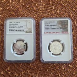 Silver Quarters NGC
