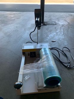 AIE 13” I-Bar Shrink Wrap Machine + Heat Gun & Film