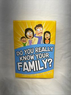Do You Really Know Your Family? Card Game