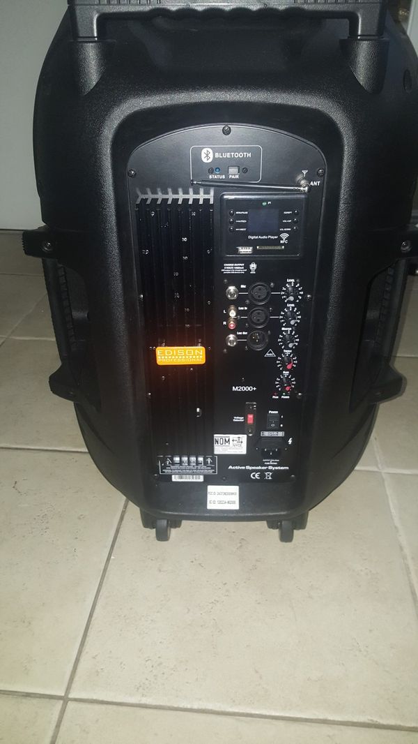 Edison Professional M2000 Plus 15" High Power PA Speaker for Sale in