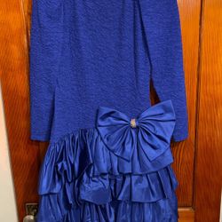 Size 10 Blue Evening Dress